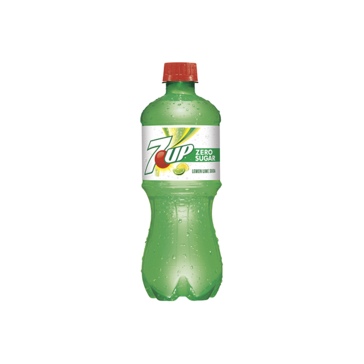 7up Lemon Lime Zero Sugar Bottle 20 Oz/ 591 ml - 24 Pack
