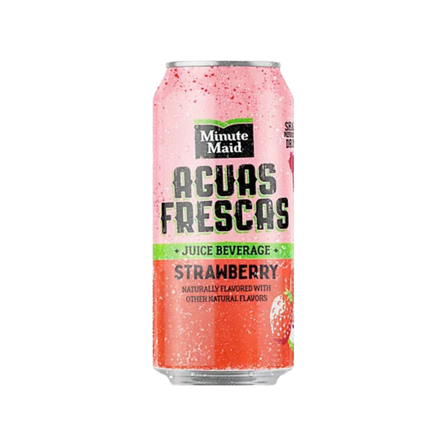 Minute Maid Aguas Frescas Strawberry 16 Oz - 24 Pack