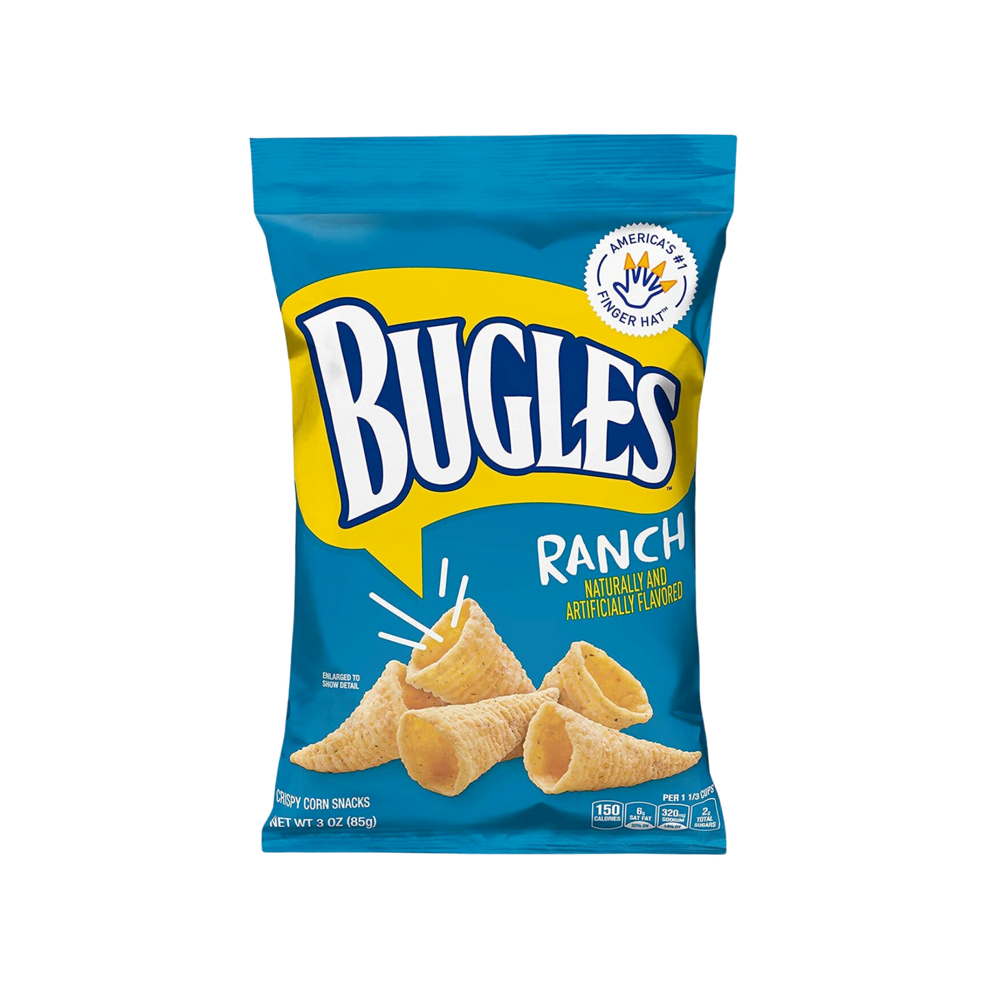 Bugles Ranch Snacks 3 Oz - 6 Pack