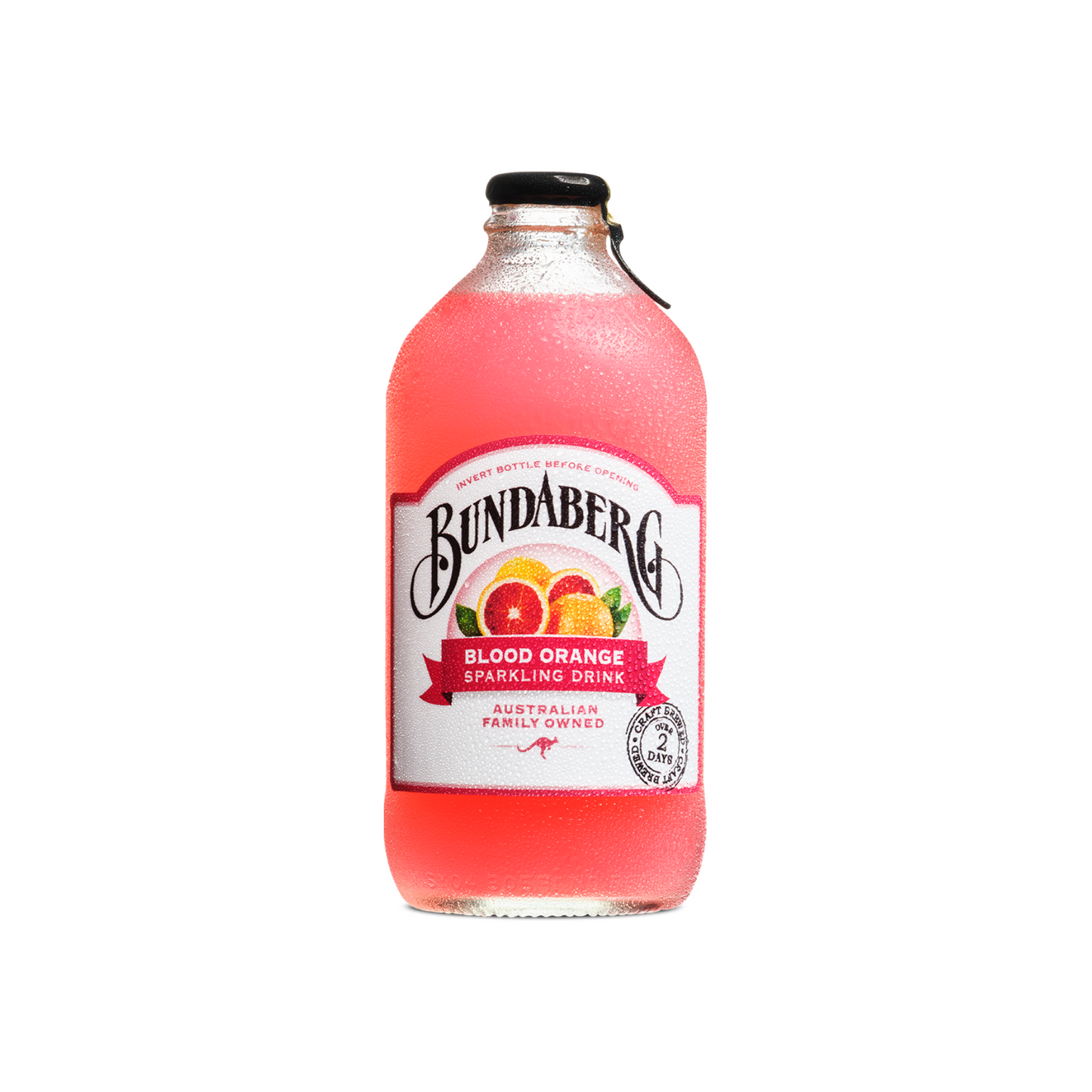 Bundaberg Blood Orange Glass Bottle 12.7 Oz - 24 Pack