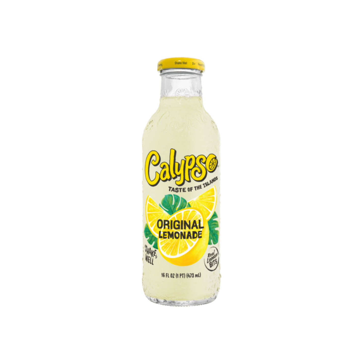 Calypso Original Lemonade Glass Bottle 16 Oz - 12 Pack
