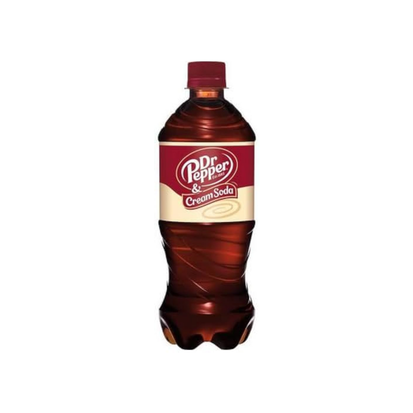 Dr Pepper Cream Soda Bottle 20 Oz/ 591 ml - 24 Pack