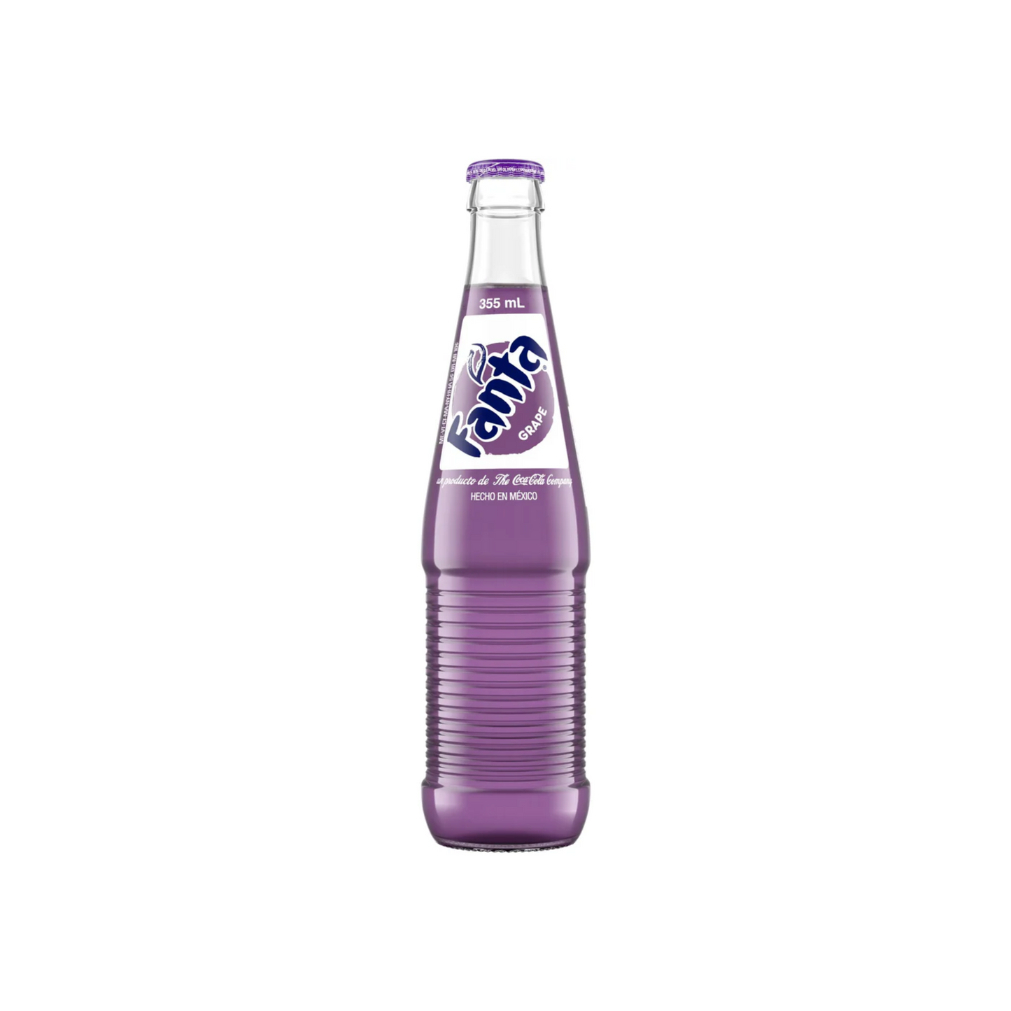 Fanta Grape Mexican Glass Bottle 355 ml - 24 Pack
