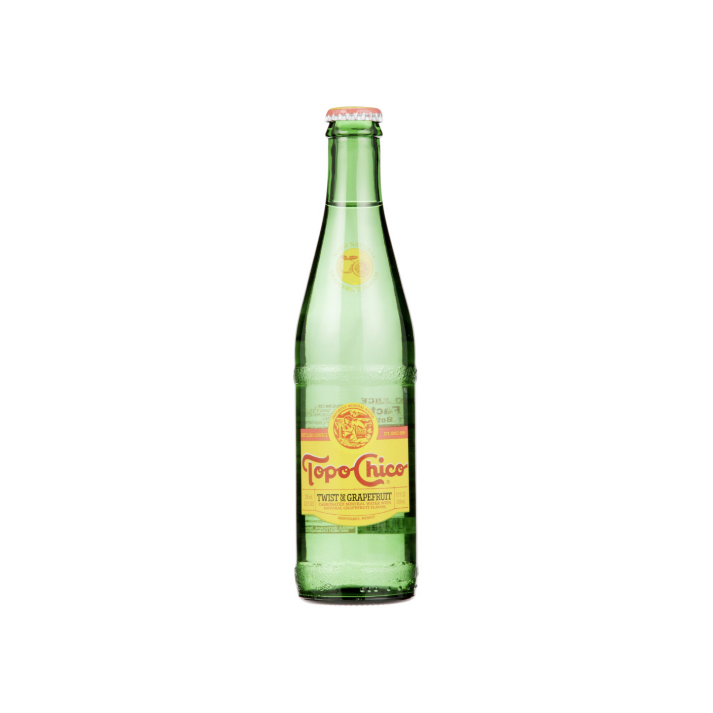 Topo Chico Twist Of Grapefruit Glass Bottle 12 Oz - 12 Pack