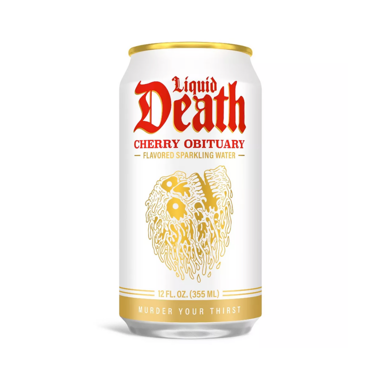 Liquid Death Cherry Obituary 12 Oz - 24 Pack