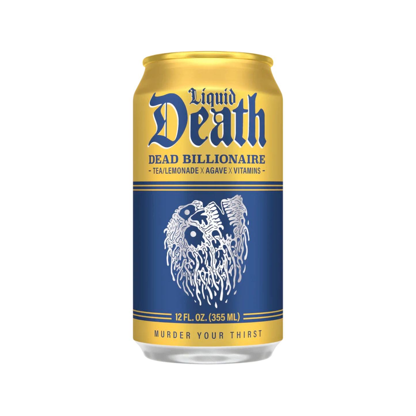 Liquid Death Dead Billionaire Iced Tea 12 Oz - 24 Pack