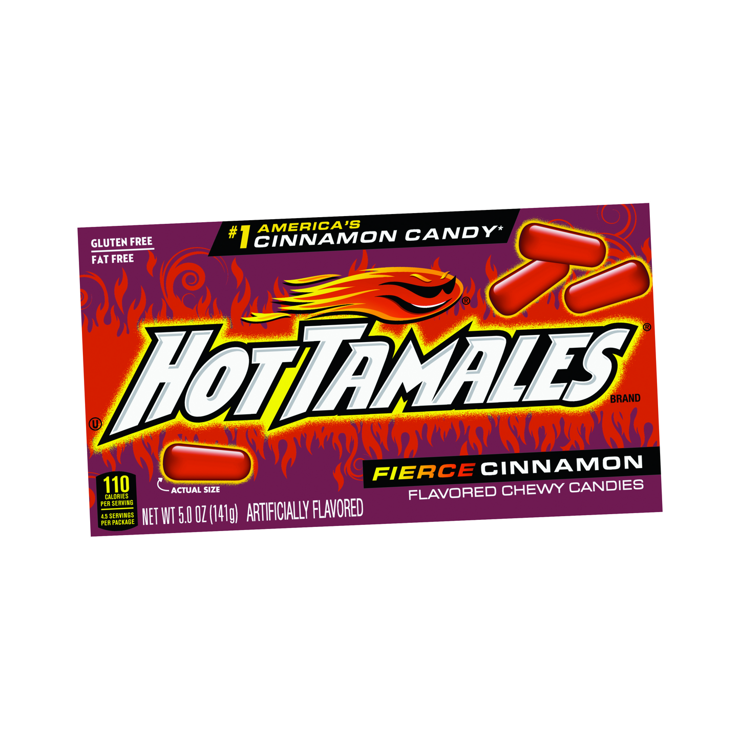 Hot Tamales Theatre Box 4.25 Oz/ 12 Pack
