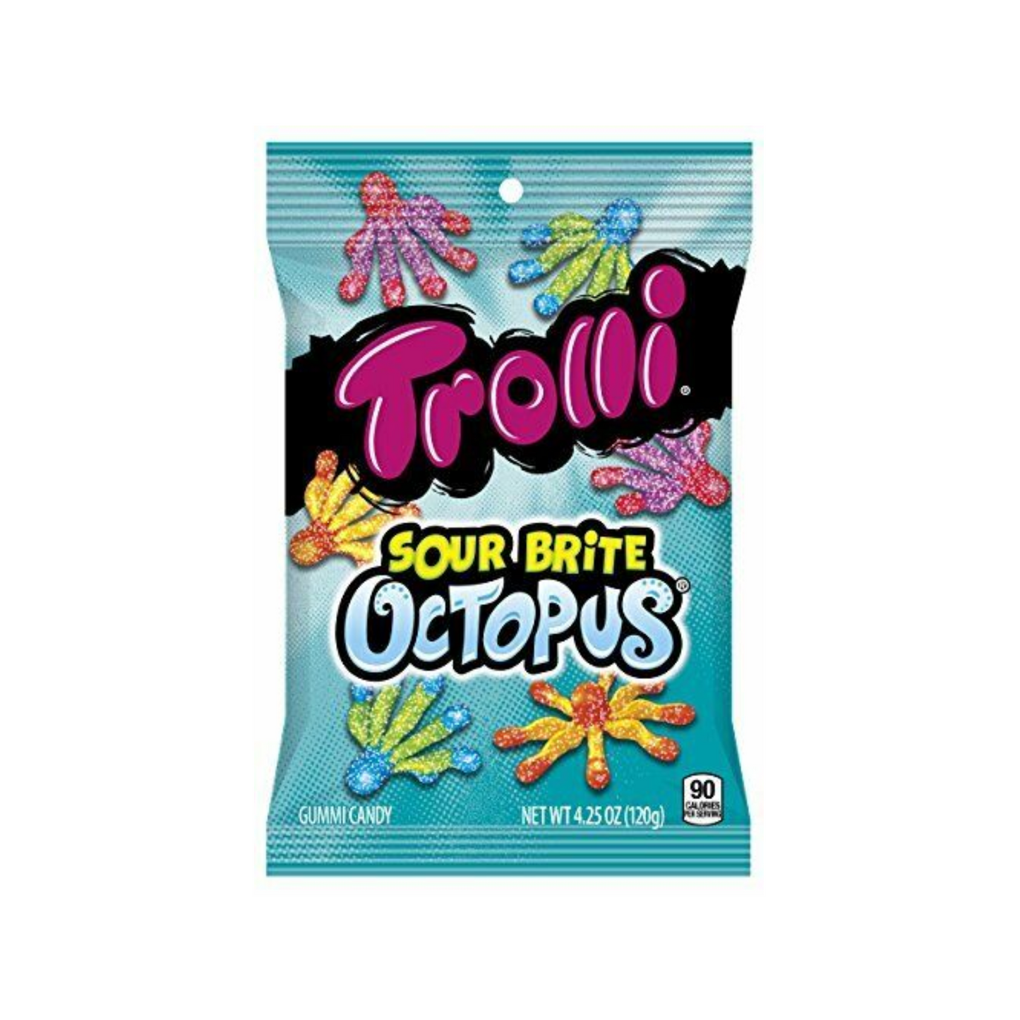 Trolii Sour Brite Octopus Gummy Bag - 12 Pack