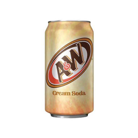 A&W Cream Soda Can 12 Oz - 12 Pack