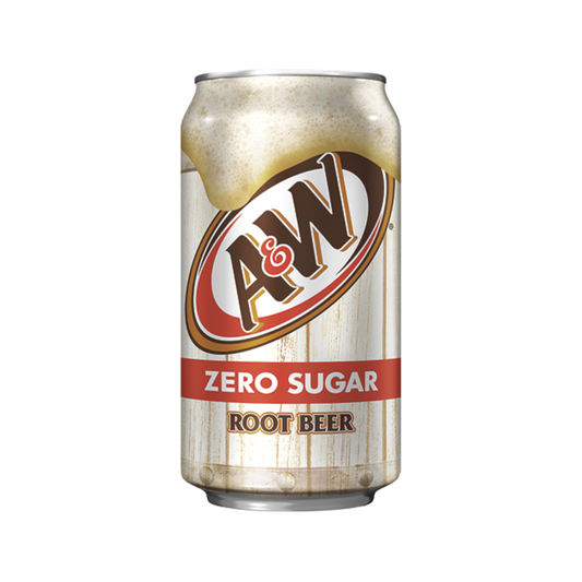 A&W Root Beer Zero Can 12 Oz - 12 Pack
