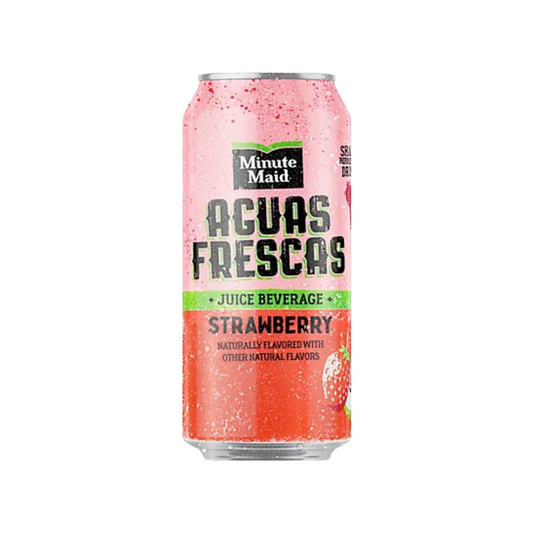 Minute Maid Aguas Frescas Strawberry 16 Oz - 24 Pack