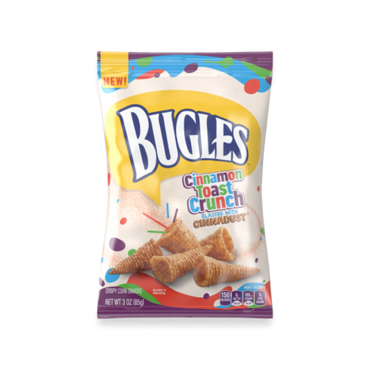 Bugles Cinnamon Toast Crunch Snacks 3 Oz - 6 Pack