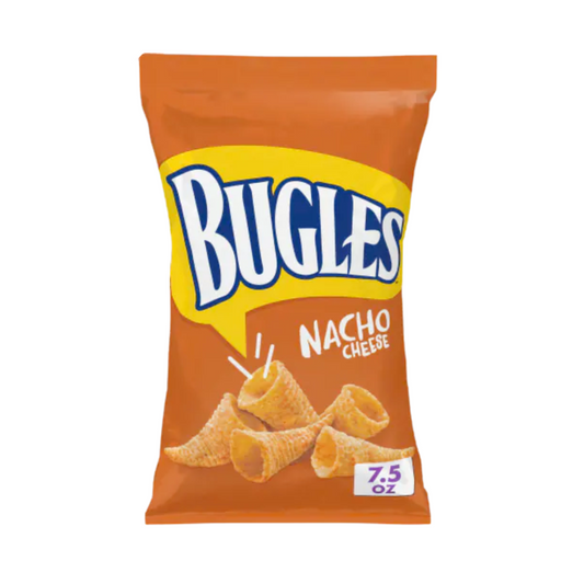Bugles Nacho Cheese Snacks Single Pack 7.5 Oz
