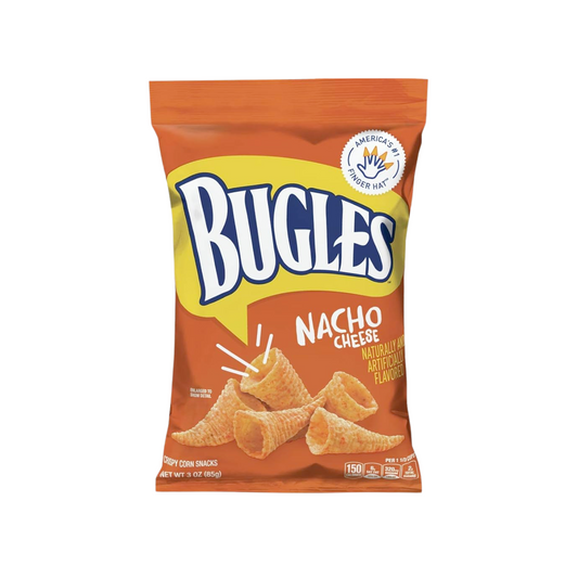 Bugles Nacho Cheese Snacks 3 Oz - 6 Pack