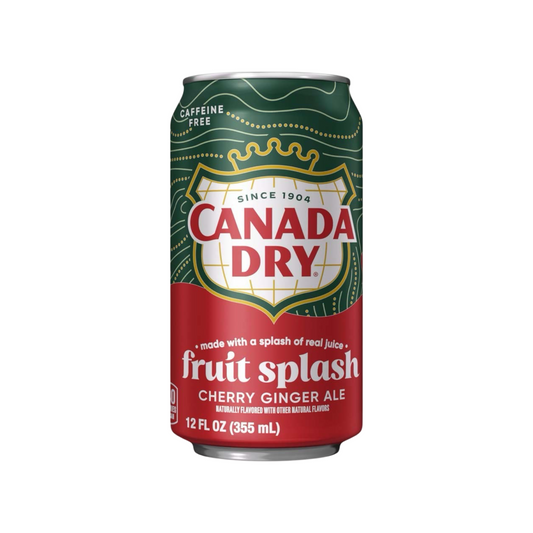 Canada Dry Fruit Splash Can 12 Oz - 12 Pack