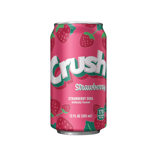 Crush Strawberry Can 12 Oz - 12 Pack