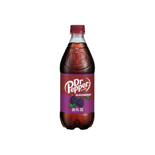 Dr Pepper Blackberry Bottle 20 Oz/ 591 ml - 24 Pack