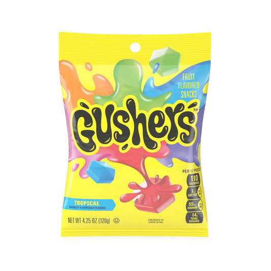 Gushers Tropical Gummy - 8 Pack