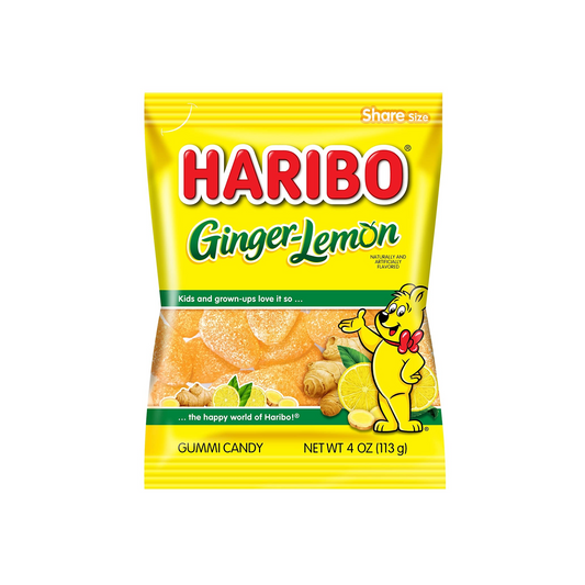 Haribo Ginger Lemon Gummy HB - 12 Pack