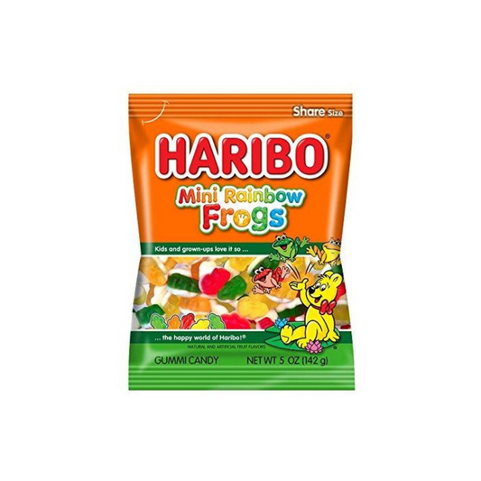 Haribo Mini Rainbow Frogs Gummy HB - 12 Pack