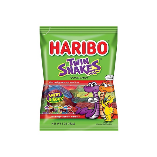 Haribo Twin Snakes Gummy HB - 12 Pack