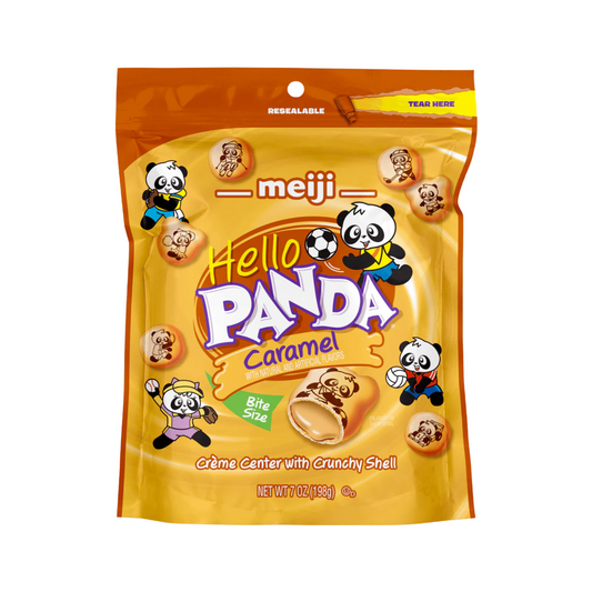 Meiji Hello Panda Caramel 7 Oz - 6 Pack