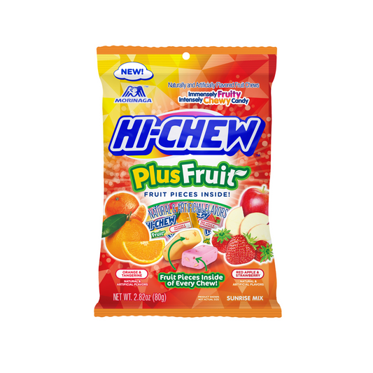 Hi Chew Plus Fruit 3 0z - 6 Pack