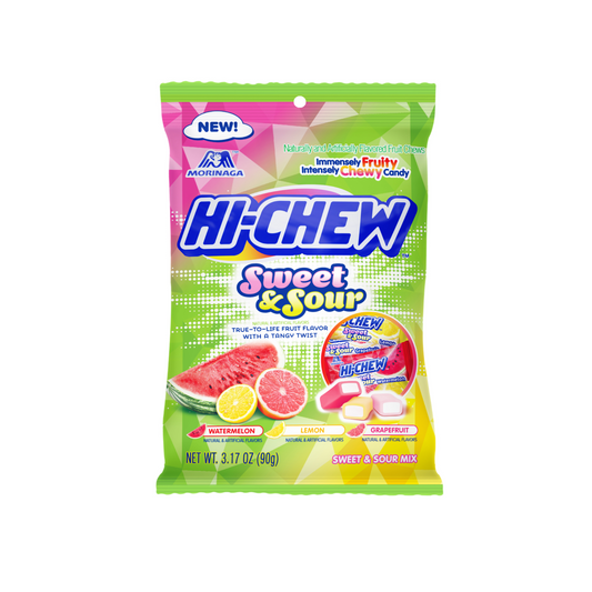 Hi Chew Sweet & Sour 3 0z - 6 Pack