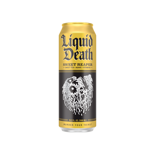 Liquid Death Iced Tea Sweet Reaper 19.8 Oz - 24 Pack