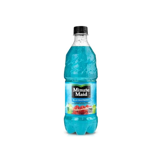 Minute Maid Blue Raspberry Bottle 20 Oz/ 591 ml - 24 Pack