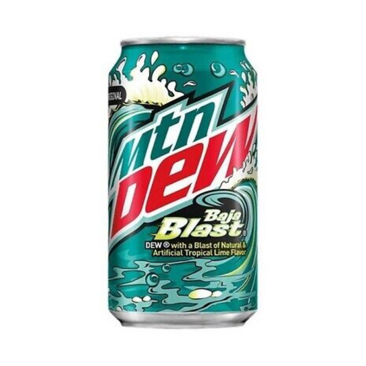 Mtn Dew Baja Blast Can 12 Oz - 12 Pack