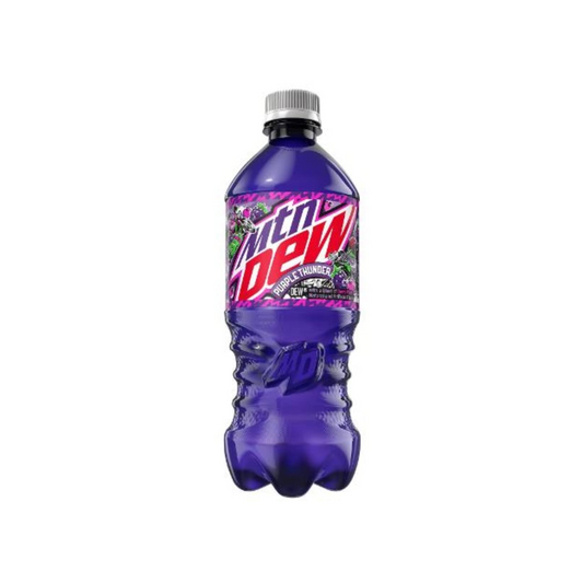 Mtn Dew Purple Thunder Bottle 20 Oz/ 591 ml - 24 Pack