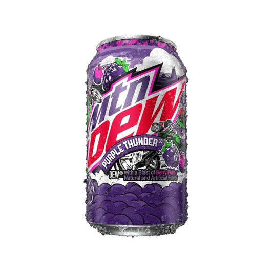 Mtn Dew Purple Thunder Can 12 Oz - 12 Pack