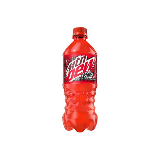 Mtn Dew Code Red Bottle 20 Oz/ 591 ml - 24 Pack