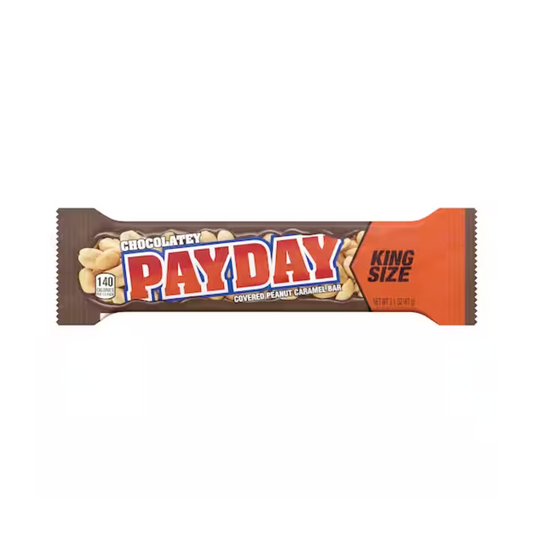 Payday Chocolate King Size 3.4 Oz - 18 Pack