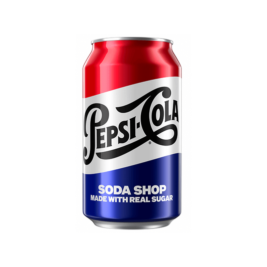 Pepsi Soda Shop Real Sugar Can 12 Oz - 12 Pack