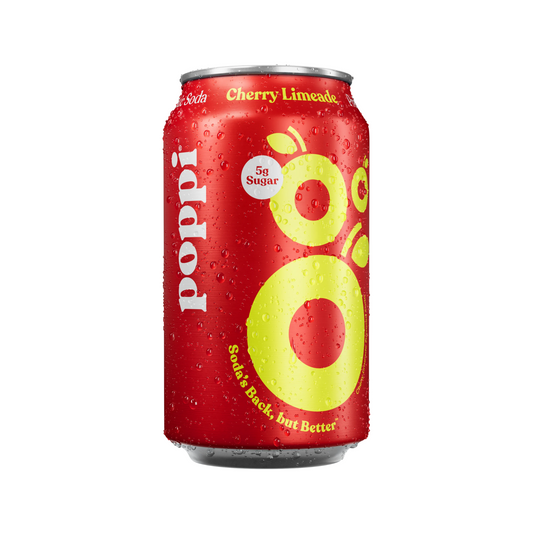 Poppi Cherry Limeade Can 12 Oz - 12 Pack