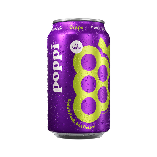 Poppi Grape Can 12 Oz - 12 Pack