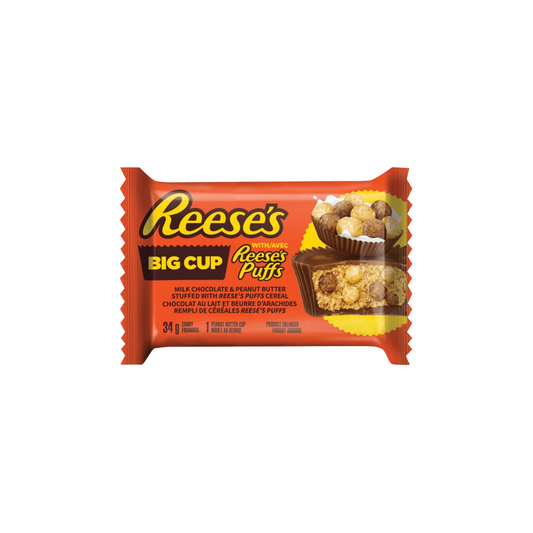 Reese's Big Cup Puffs Stnd 1.4 Oz - 16 Pack