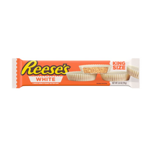 Reese's PB White Cup King Size 3 Oz - 18 Pack