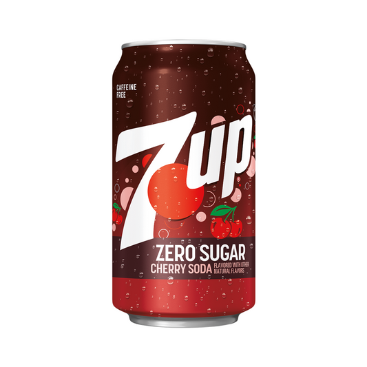7up Cherry Zero Can 12 Oz - 12 Pack