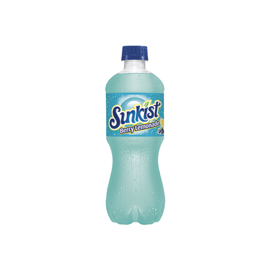Sunkist Berry Lemonade Bottle 20 Oz/ 591 ml - 24 Pack
