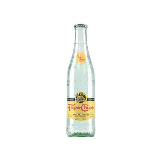 Topo Chico Mineral Water Glass Bottle 12 Oz - 12 Pack