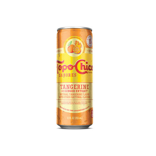 Topo Chico Tangerine with Ginger Can 355 ml - 8 Pack