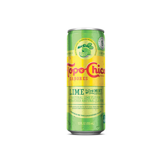 Topo Chico Lime With Mint Can 355 ml - 8 Pack