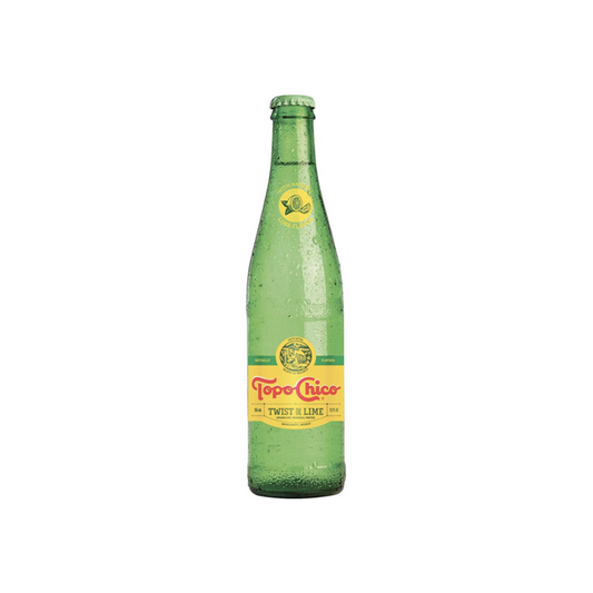 Topo Chico Twist Of Lime Glass Bottle 12 Oz - 12 Pack
