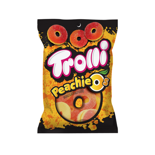 Trolii Peachio Gummy Bag - 12 Pack