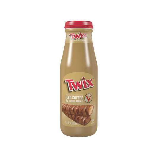 Victor Allen's Twix Iced Coffee Glass Bottle 13.7 Oz - 12 Pack