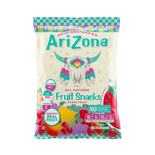 Arizona Mixed Fruit Snacks Gummy Bag - 12 Pack