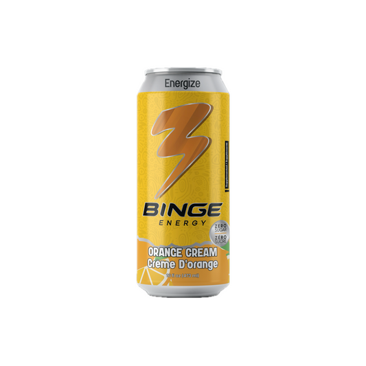 Binge Energy Orange Cream 16 Oz - 12 pack